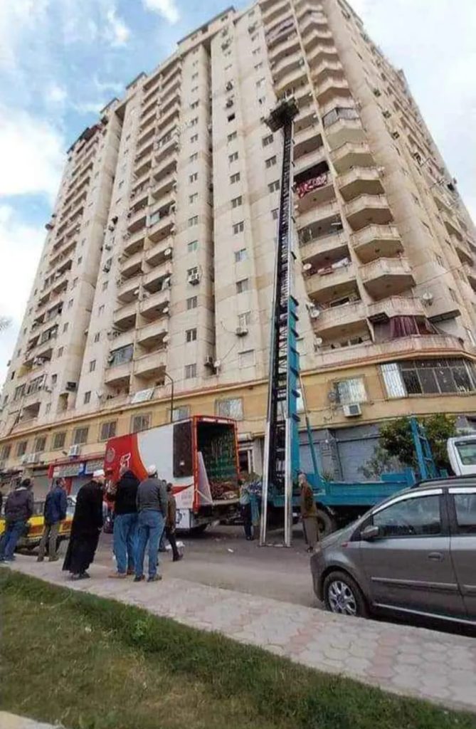 ونش رفع الاثاث باكتوبر