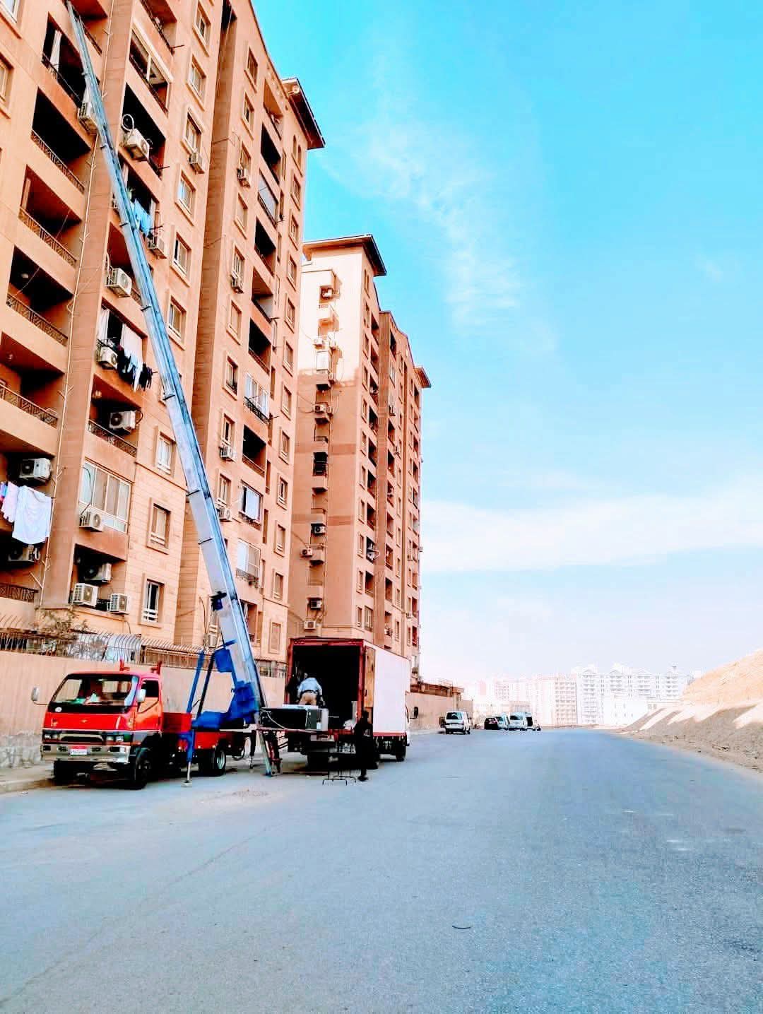 ونش رفع الاثاث بالتجمع الاول