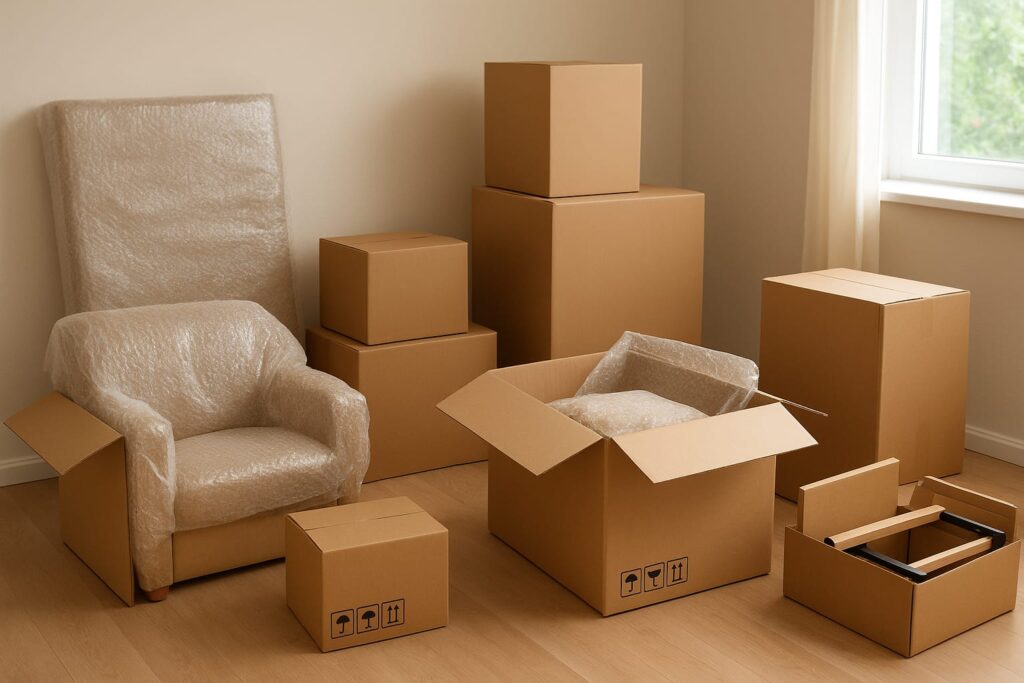 بيع كراتين وتغليف بمدينتي